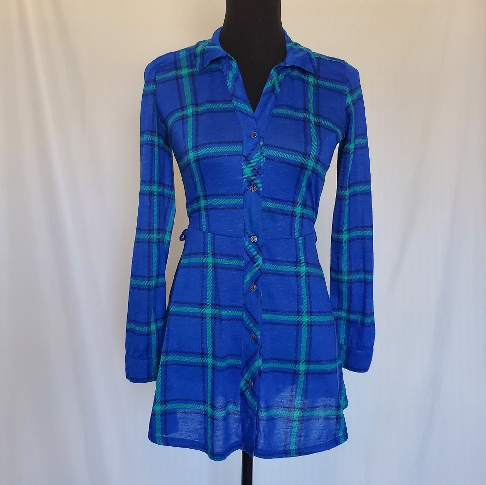Small Derek Heart Flannel Shirt
